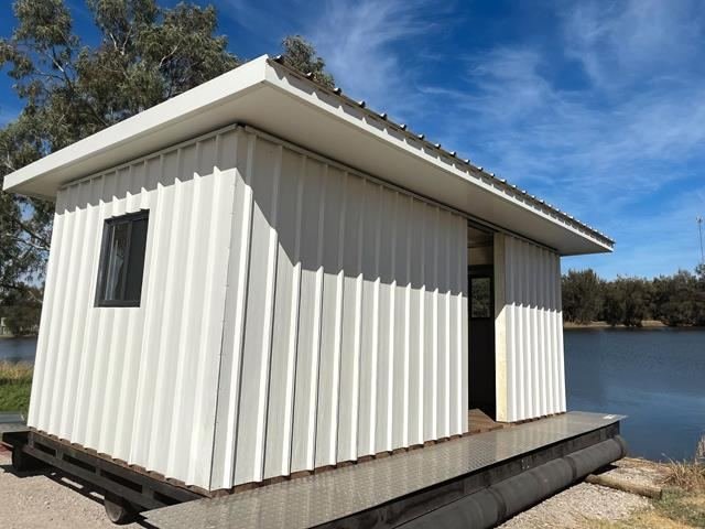 Small steel-framed modular unit
