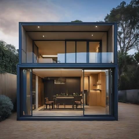 Two-storey stacked modular home
